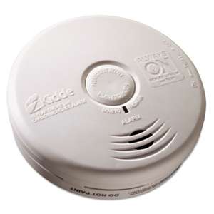KIDDE Kitchen Smoke/Carbon Monoxide Alarm, Lithium Battery, 5.22"Dia x 1.6"Depth