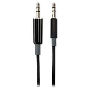 KENSINGTON Auxiliary Audio Cable, 3.5mm, 4 ft., Black