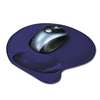 ACCO BRANDS, INC. Wrist Pillow Extra-Cushioned Mouse Pad, Nonskid Base, 8 x 11, Blue