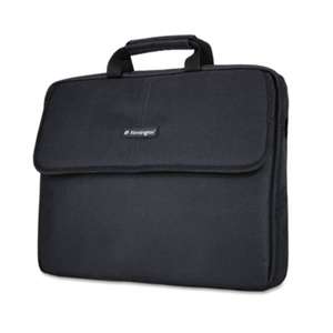 KENSINGTON 17" Laptop Sleeve, Padded Interior, Interior/Exterior Pockets, Black