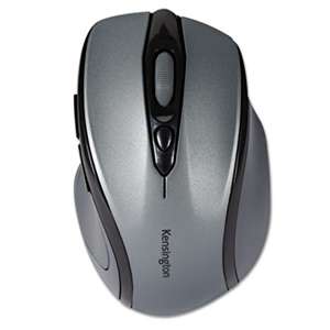 KENSINGTON Pro Fit Mid-Size Wireless Mouse, Right, Windows, Gray
