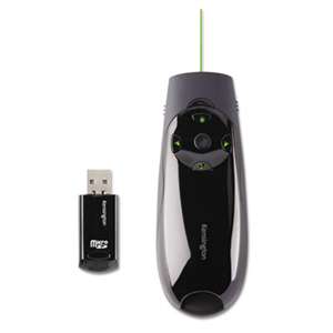 ACCO BRANDS, INC. Presenter Expert Green Laser Wireless Presenter, Class 2, Black