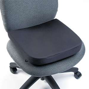 ACCO BRANDS, INC. Memory Foam Seat Rest, 15 1/2w x 16d x 2h, Black