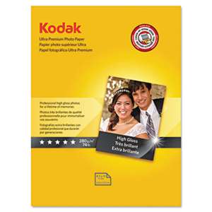 KODAK, EASTMAN, CO. Ultra Premium Photo Paper, 10 mil, High-Gloss, 8-1/2 x 11, 25 Sheets/Pack