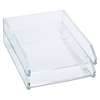 KANTEK INC. Double Letter Tray, Two Tier, Acrylic, Clear