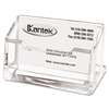 KANTEK INC. Acrylic Business Card Holder, Capacity 80 Cards, Clear