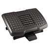 KANTEK INC. Premium Adjustable Footrest With Rollers, Plastic, 18w x 13d x 4h, Black