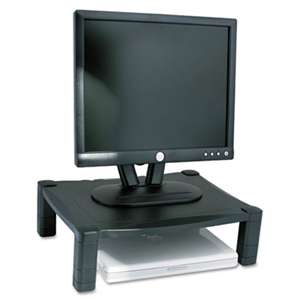 KANTEK INC. Single Level Height-Adjustable Stand, 17 x 13 1/4 x 3 to 6 1/2, Black