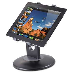 KANTEK INC. Stand for 7" to 10" Tablets, Swivel Base, Plastic, Black