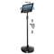 KANTEK INC. Floor Stand for iPad and Other Tablets, Black