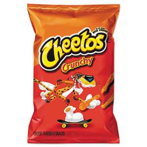 FRITO-LAY, INC. Crunchy Cheese Flavored Snacks, 2 oz Bag, 64/Carton