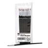 CHARLES LEONARD, INC Artist Brush, Size 4, Camel Hair, Round, 12/Pack