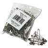 CHARLES LEONARD, INC Safety Pins, Nickel-Plated, Steel, 2" Length, 144/Pack
