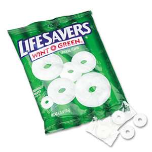 THE WRIGLEY COMPANY Hard Candy, Wint-O-Green, Individually Wrapped, 6.25oz Bag