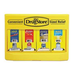 LIL DRUGSTORE PRODUCTS Single Dose Medicine Dispenser, 110-Pieces, Plastic Case, Yellow/Black