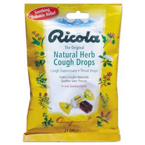 RICOLA Cough Drops, Natural Herb, 21 Drops/Bag