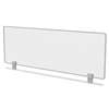 LINEA ITALIA Trento Line Dividing Panel, Polycarbonate, 47-1/8 x 1 3/4 x 15-1/2, Translucent