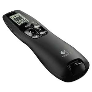 LOGITECH, INC. Professional Wireless Presenter w/Green Laser Pointer, 100ft Projection, Black