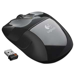 LOGITECH, INC. M525 Wireless Mouse, Compact, Right/Left, Black