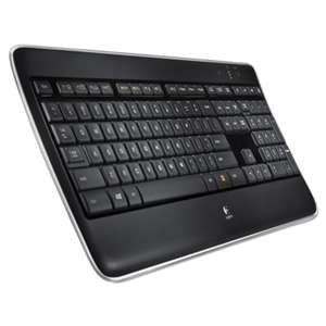 LOGITECH, INC. K800 Wireless Illuminated Keyboard, Black