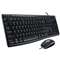 LOGITECH, INC. MK200 Media Combo, Keyboard/Mouse, Wired, USB, Black