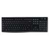 LOGITECH, INC. K270 Wireless Keyboard, USB Unifying Receiver, Black