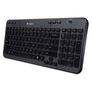 LOGITECH, INC. K360 Wireless Keyboard for Windows, Black