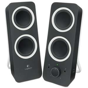 LOGITECH, INC. Z200 Multimedia 2.0 Stereo Speakers, Black