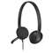 LOGITECH, INC. H340 Corded Headset, USB, Black