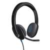 LOGITECH, INC. H540 Corded Headset, USB, Black