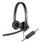 LOGITECH, INC. USB H570e Over-the-Head Wired Headset, Binaural, Black