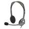 LOGITECH, INC. H111 Binaural Over-the-Head, Stereo Headset, Black/Silver