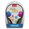 MAXELL CORP. OF AMERICA Kids Safe Headphones, Pink/Blue/Silver