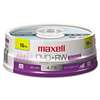 MAXELL CORP. OF AMERICA DVD+RW Discs, 4.7GB, 4x, Spindle, Silver, 15/Pack