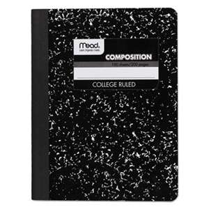 MEAD PRODUCTS Composition Book, College Rule, 9 3/4 x 7 1/2, White, 100 Sheets