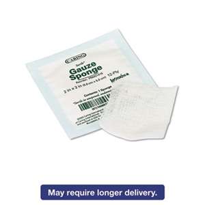 MEDLINE INDUSTRIES, INC. Caring Woven Gauze Sponges, 2 x 2, Sterile, 12-Ply, 2400/Carton