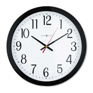 Howard Miller 625166 Gallery Wall Clock, 16", Black