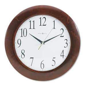 Howard Miller 625214 Corporate Wall Clock, 12-3/4", Cherry