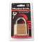 MASTER LOCK COMPANY Resettable Combination Padlock, 2" wide, Brass