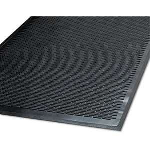 MILLENNIUM MAT COMPANY Clean Step Outdoor Rubber Scraper Mat, Polypropylene, 48 x 72, Black