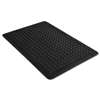 MILLENNIUM MAT COMPANY Flex Step Rubber Anti-Fatigue Mat, Polypropylene, 24 x 36, Black