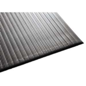 MILLENNIUM MAT COMPANY Air Step Antifatigue Mat, Polypropylene, 36 x 60, Black