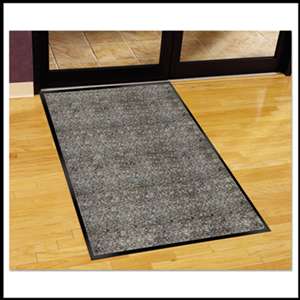 MILLENNIUM MAT COMPANY Silver Series Indoor Walk-Off Mat, Polypropylene, 36 x 60, Pepper/Salt