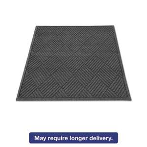 MILLENNIUM MAT COMPANY EcoGuard Diamond Floor Mat, Rectangular, 24 x 36, Charcoal
