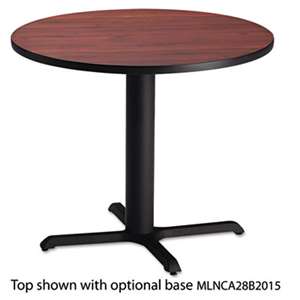 MAYLINE COMPANY Bistro Series 30" Round Laminate Table Top, Mahogany