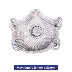 MOLDEX-METRIC, INC. N99 Premium Particulate Respirator, Half-Face Mask, Medium/Large, 10/Box