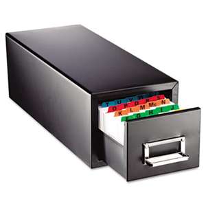 MMF INDUSTRIES Drawer Card Cabinet Holds 1,500 5 x 8 cards, 9 7/8 x 18 1/8 x 9