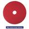 3M/COMMERCIAL TAPE DIV. Red Buffer Floor Pads 5100, Low-Speed, 12", 5/Carton