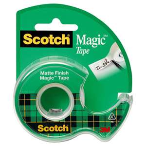 Scotch 105 Magic Tape w/Refillable Dispenser, 3/4" x 300", Clear