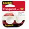 3M/COMMERCIAL TAPE DIV. Transparent Tape in Hand Dispenser, 1/2" x 450", 1" Core, Clear